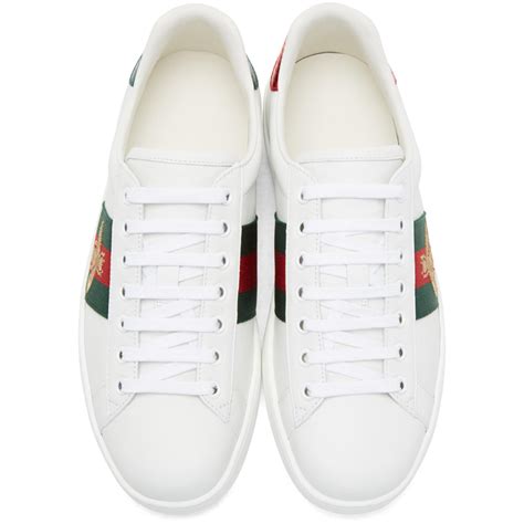 gucci white sneakers for men|farfetch gucci sneakers men.